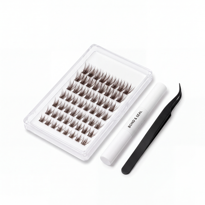 Lashling Starter Kit — DIY lash cluster tray, bond & seal, applicator